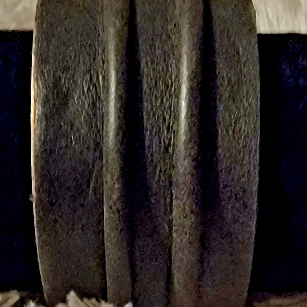 Women's Leather and Copper Cuff Bracelet